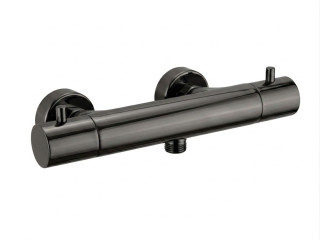Термостат для душу Paffoni Light ECOSTOP без душового набору, Black Chrome (LIQ168ENKN)