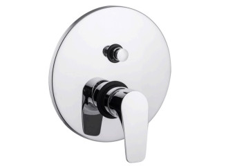 Змішувач для душу Paffoni Lime з кнопковим перемикачем, 2 виходи, Chrome (LM015CR)