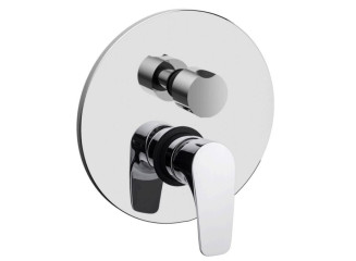 Змішувач для душу Paffoni Lime з перемикачем, 2 виходи, Chrome (LM018CR)