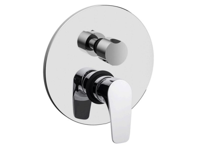 Змішувач для душу Paffoni Lime настінний, з перемикачем на 3 виходи, Chrome (LM019CR)