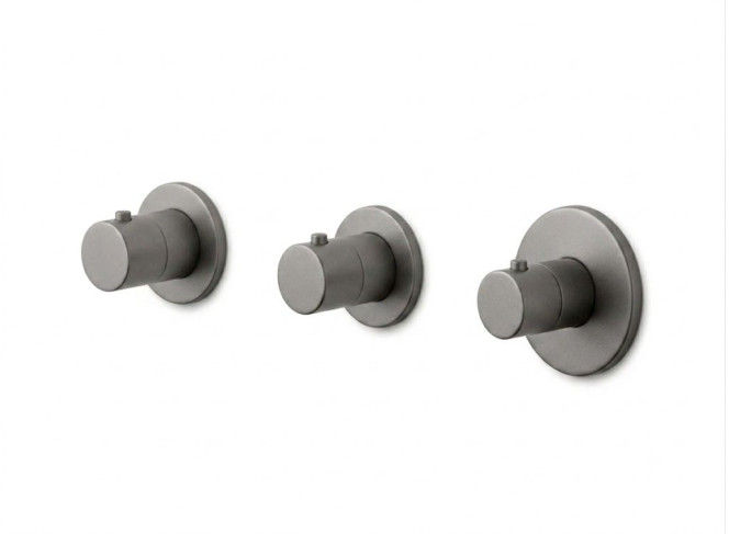 Термостат для душу/ванни Paffoni Modular Box, 2 функції, Mercury Grey (MDE018MG)