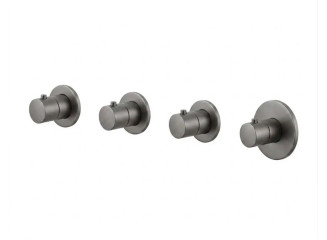 Термостат для душу/ванни Paffoni Modular Box, 3 функції, Mercury Grey (MDE019MG)