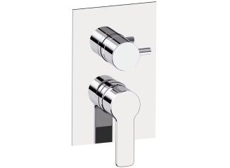 Змішувач для душу Paffoni Red на 2 виходи, зовнішня частина, Chrome (REDBOX018CR)