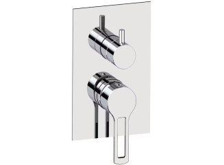 Змішувач для душу Paffoni Ringo на 3 виходи, зовнішня частина, Chrome (RINBOX019CR)