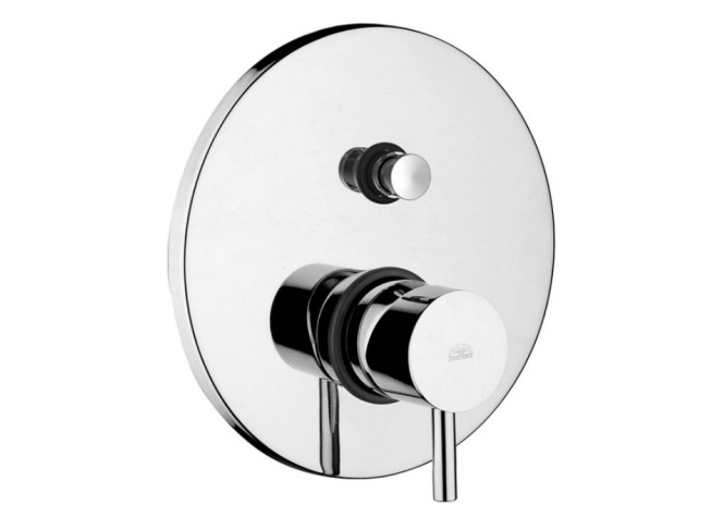 Змішувач для душу Paffoni Stick з кнопковим перемикачем, настінний, Chrome (SK015CR35)