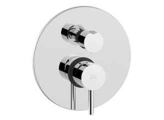 Змішувач для душу Paffoni Stick з перемикачем, настінний, Chrome (SK019CR35)