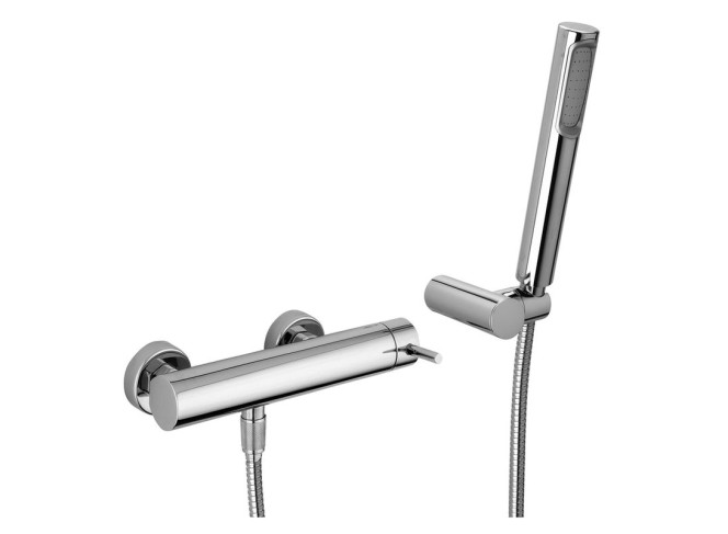 Змішувач для душу Paffoni Stick з душовим гарнітуром, Chrome (SK168DCR)