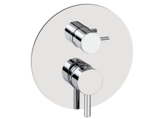 Змішувач для душу Paffoni Stick на 2 виходи, зовнішня частина, Chrome (SKBOX018CR)