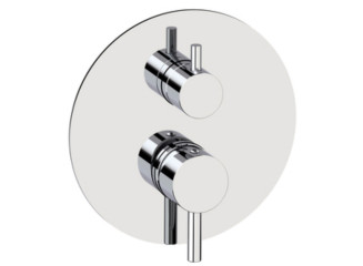 Змішувач для душу Paffoni Stick на 3 виходи, зовнішня частина, Chrome (SKBOX019CR)