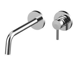 Змішувач для умивальника Paffoni Stick, зовнішня частина, вилив 248 мм, Chrome (SKBOX106CR70)