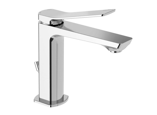 Змішувач для умивальника Paffoni Tilt з донним клапаном, Chrome (TI075CR)