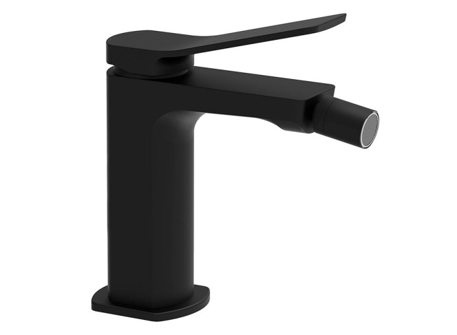 Змішувач для біде Paffoni Tilt з донним клапаном Clic-Clac, Matt black (TI131KNO)