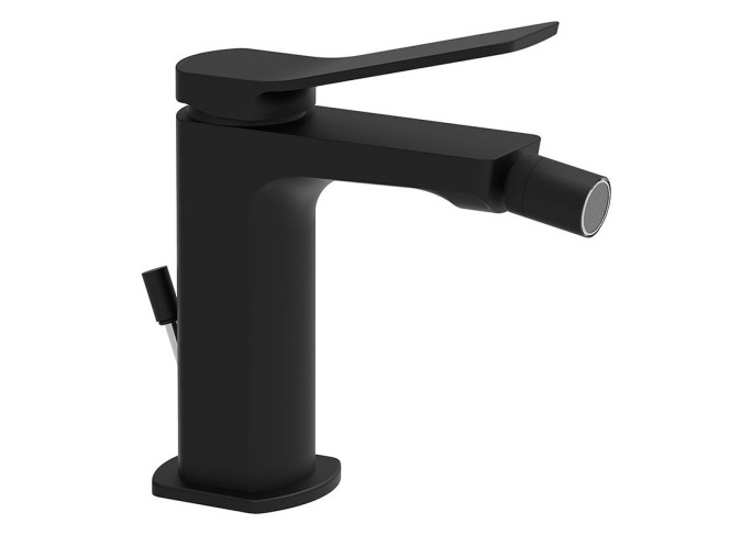 Змішувач для біде Paffoni Tilt з донним клапаном, Matt black (TI135NO)