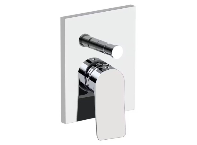 Змішувач для душу Paffoni Tilt, зовнішня частина, 2 виходи, Chrome (TIBOX015CR)