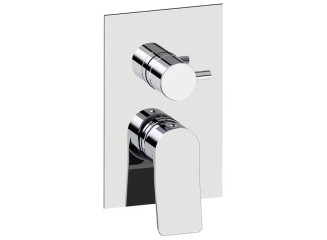 Змішувач для душу Paffoni Tilt, зовнішня частина, 2 виходи, Chrome (TIBOX018CR)
