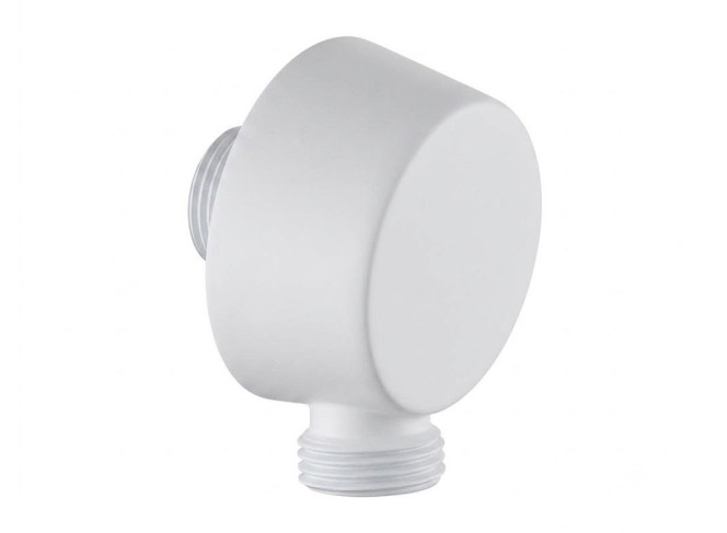 Шлангове під'єднання Paffoni Light, білий матовий (ZACC130BO)