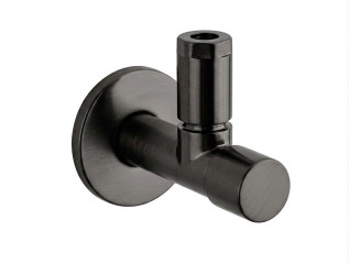 Запірний вентиль Paffoni Light, Brushed Black Chrome (ZACC204NKNSP)