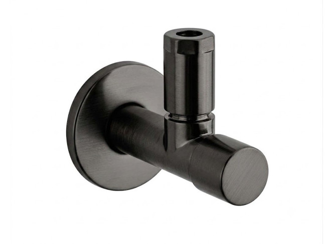Запірний вентиль Paffoni Light, Brushed Black Chrome (ZACC204NKNSP)