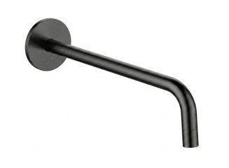 Вилив Paffoni Light 123 мм, Brushed Black Chrome (ZBOC103NKNSP)