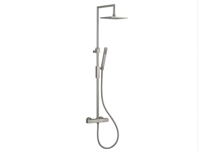 Душова система Paffoni Syncro TOP, Steel looking (ZCOL655ST)