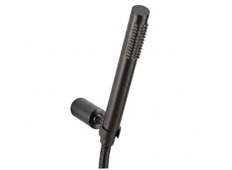 Фото - Душовий гарнітур Paffoni Master з тримачем та шлангом 150 см, Brushed Black Chrome (ZDUP036NKNSP)