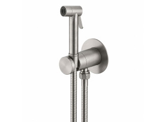 Гігієнічний душ Paffoni new BIDET KIT із запірним кріпленням змішувача, сталь (ZDUP128ST)