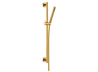 Душовий гарнітур Paffoni Light LIFE на штанзі з ручним душом, шланг 150 см, Honey Gold (ZSAL135HG)