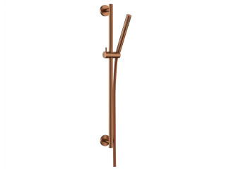 Душовий гарнітур Paffoni Light LIFE на штанзі з ручним душом, шланг 150 см, Brushed Copper PVD (ZSAL135RASP)