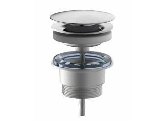 Донний клапан Paffoni Inox Tech, Clic-Clac, Steel (ZSCA078AC)