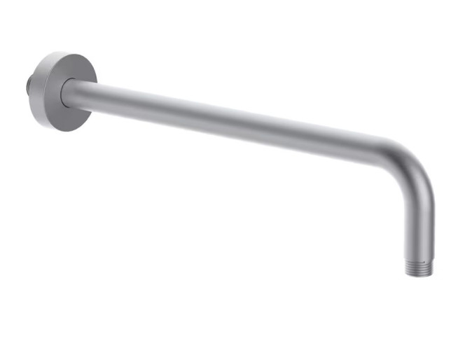 Тримач верхнього душу Paffoni Inox Tech, l=350 мм, Steel (ZSOF306AC)