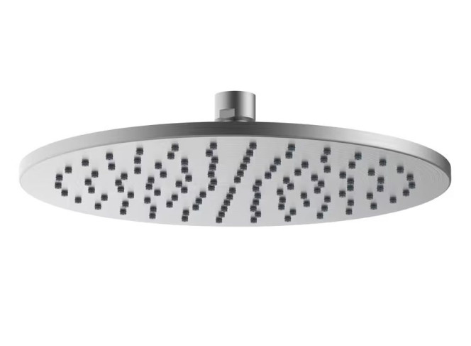 Верхній душ Paffoni Inox Tech Tondo 300 мм, Steel (ZSOF309AC)