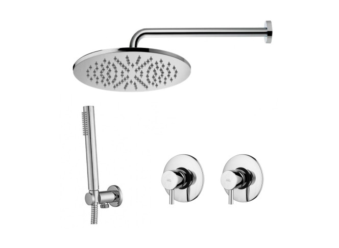 Душова система прихованого монтажу Paffoni Shower, хром (KITLIG010CR)