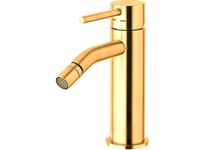 Змішувач для біде Paffoni Light з донним клапаном, HoneyGold (LIG135HG)